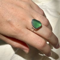 Image 5 of GREEN TREBLE RING (K)