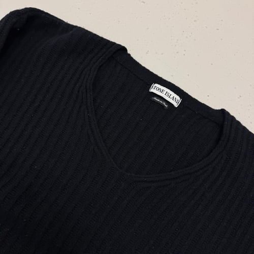 Image of 1990s Stone Island Wool Sweatshirt, Size Medium