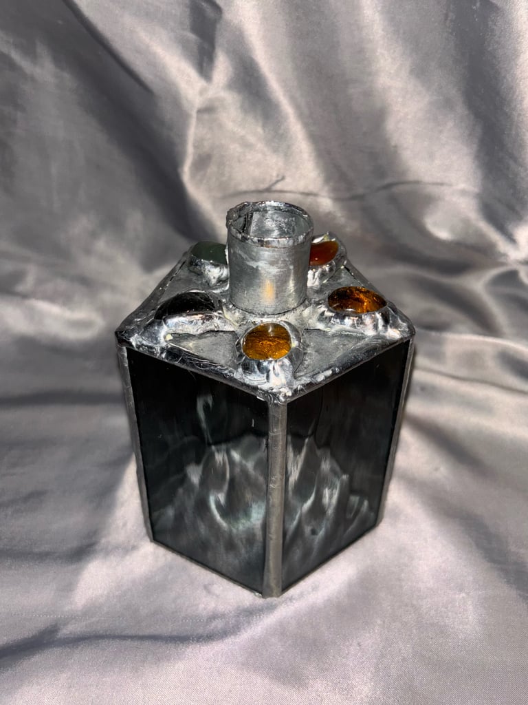 star of charcoal fossilized in sap but candlestick Image 4