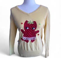 Image 1 of Strawberry Baby Kitty Top 🍓🐱♡ (M)