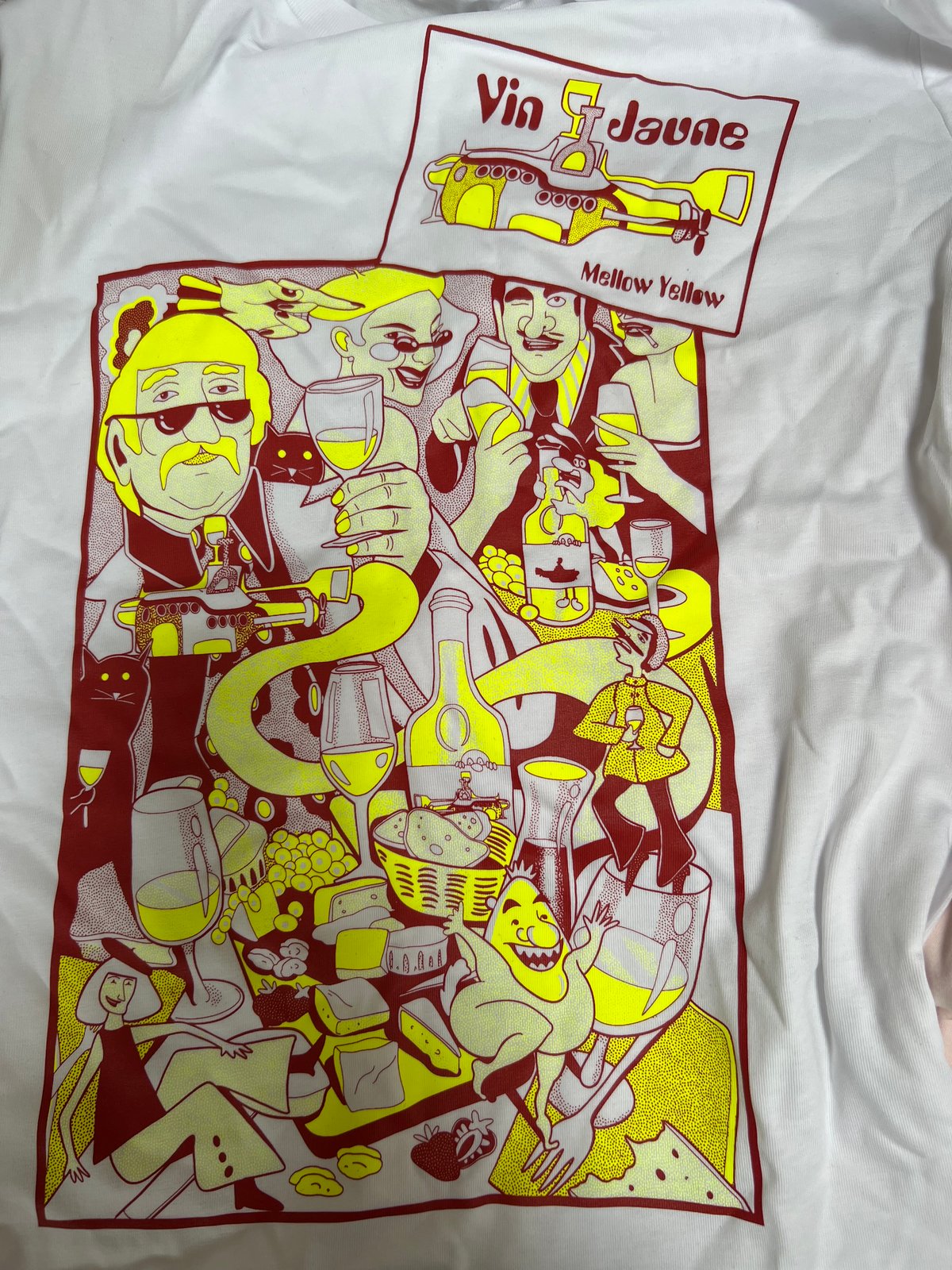 Mellow Yellow Vin Jaune tee shirt