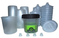 Image 1 of LiME LiNE Disposable Paint Spray Gun Cup Liners and Lid System