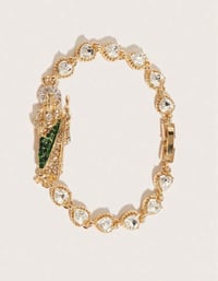 Image 2 of 14k Gold San Jt chain bracelet 