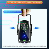 Image 9 of Car Automatic Grip Phone Holder/Wireless Charger 