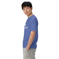 Image 4 of Unisex garment-dyed heavyweight t-shirt with white screen print Grier logo
