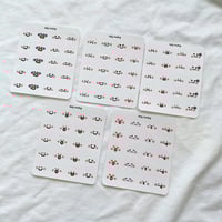 Image 1 of White blob emote stickers