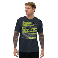 Image 5 of Jesus Has Returned .com Fitted Short Sleeve T-shirt