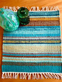 Image 4 of Hand Woven Placemat - Sea & Sand