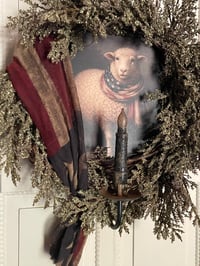 Image 4 of #10.... Legend of the Springs ~ Wreath ~ Candle 