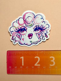 Image 2 of DOODLE CLOUD VINYL STICKER