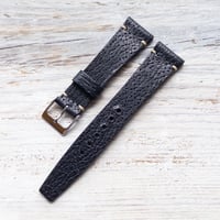 Image 2 of 20mm Corfam Style Pigskin In Dark Navy