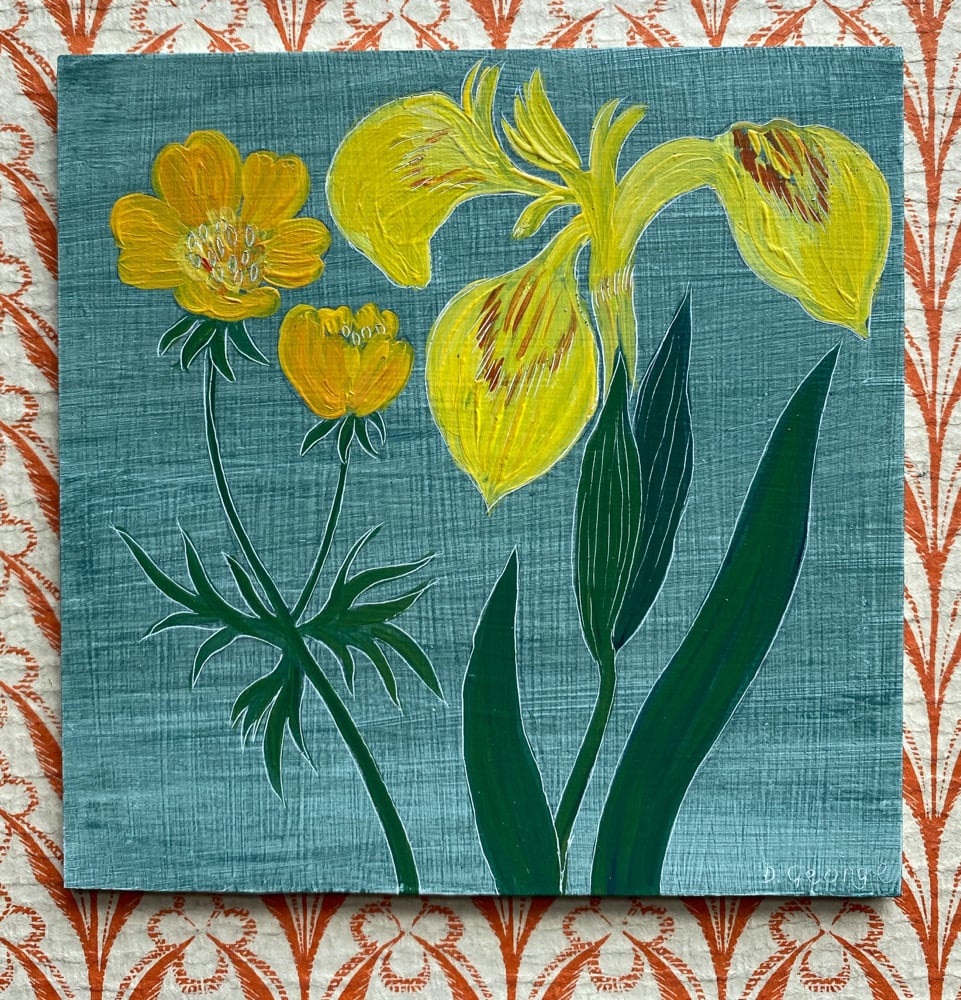 Image of Buttercup and Iris
