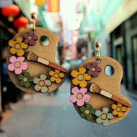 Image 4 of Art Pallet Earrings 