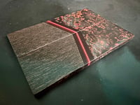 Image 3 of Rock Texture Red & Copper GLOW Segmented Knife Scales