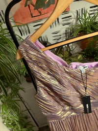 Image 2 of NWT fashion Nova plesated goddess dress