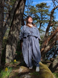 Image 4 of Dark Blue Tartan Set