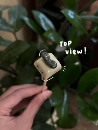 Image 2 of Sprout smiski keycap! 🌱