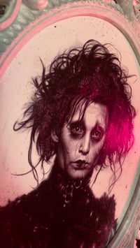 Image 2 of ‘EDWARD SCISSORHANDS’ [ Unique Print - { 1/1 } ] Hand Embellished Museum Archival Print