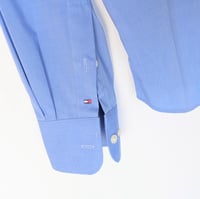 Image 3 of Tommy Hilfiger Oxford Blue Button Down Shirt Long Sleeve Shirt