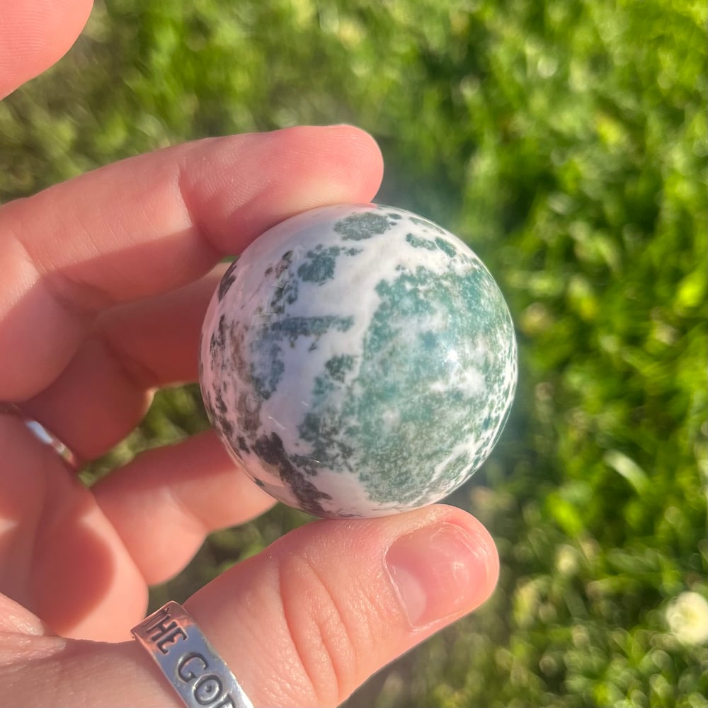 Image of Moss Agate Sphere