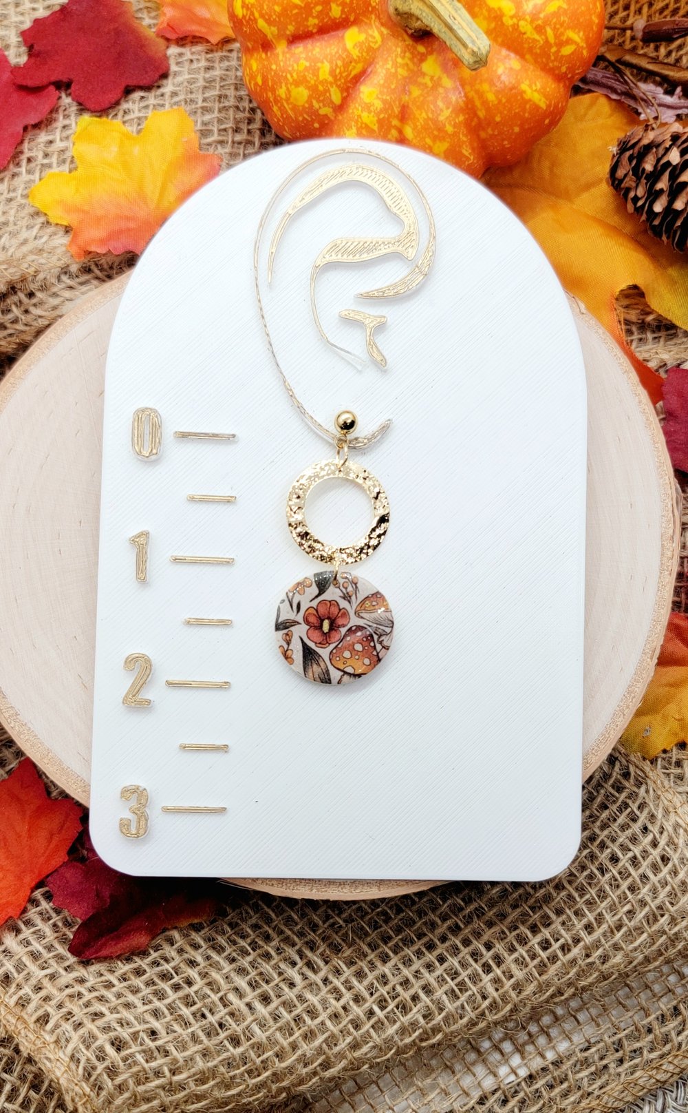 Image of Fall Mushie Earrings