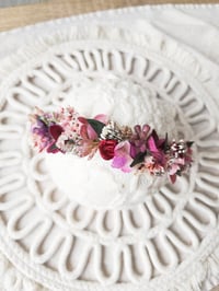 Image 2 of Halo mauve vieux rose et bordeau