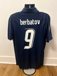 Image 3 of Tottenham Hotspur “BERBATOV 9” 2007/08 Away Shirt + UEFA patch (XL)