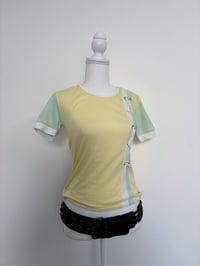 Image 1 of Vintage yellow green t shirt // M