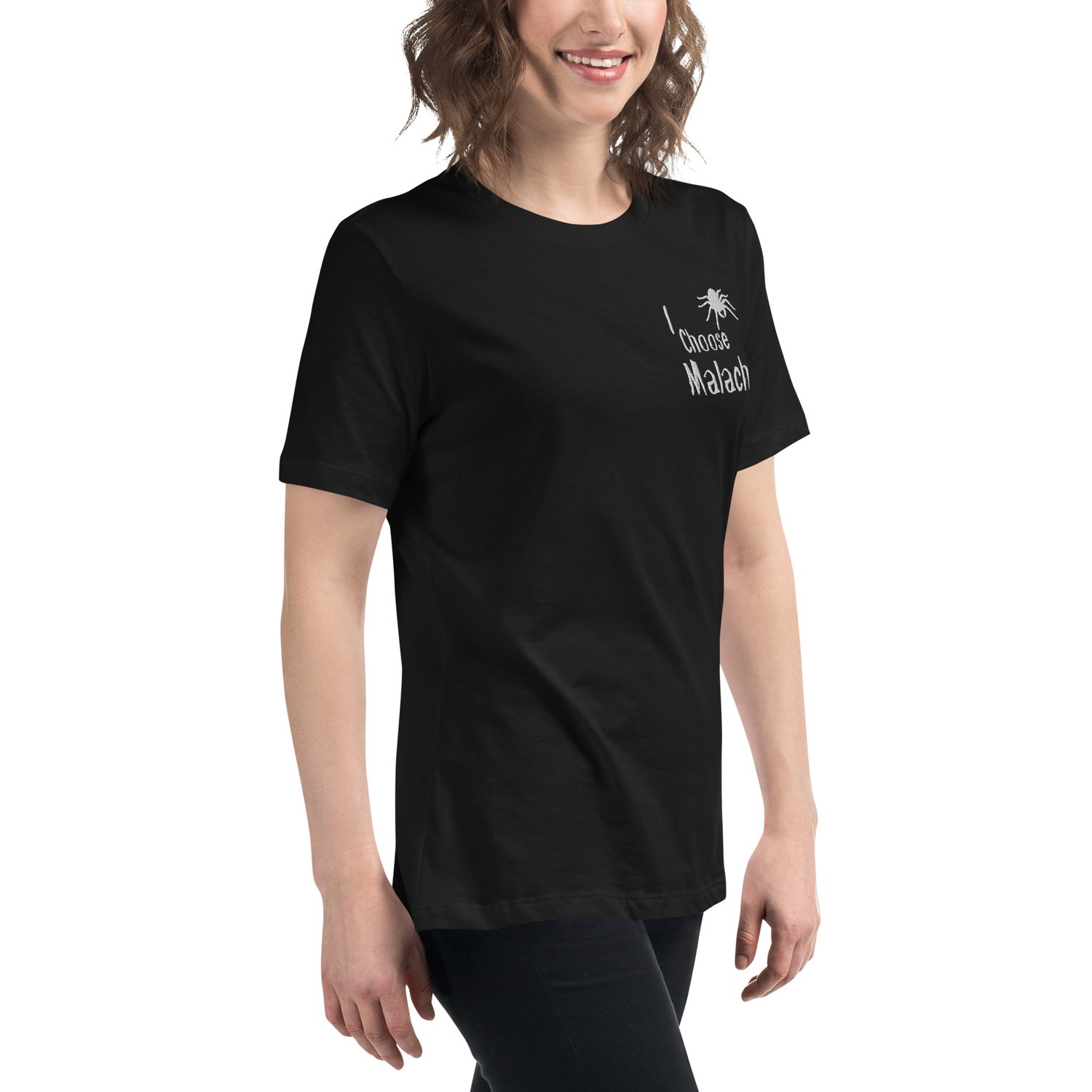 Image of Officially Licensed Little Stranger I choose Malachi embroidery t-shirt