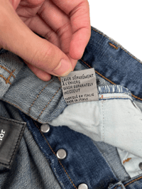 Image 4 of '08 Dior Lightwash Waxed Denim - 36