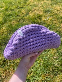 Image 1 of Sew You Large Dumpling Bag in Lilac💜