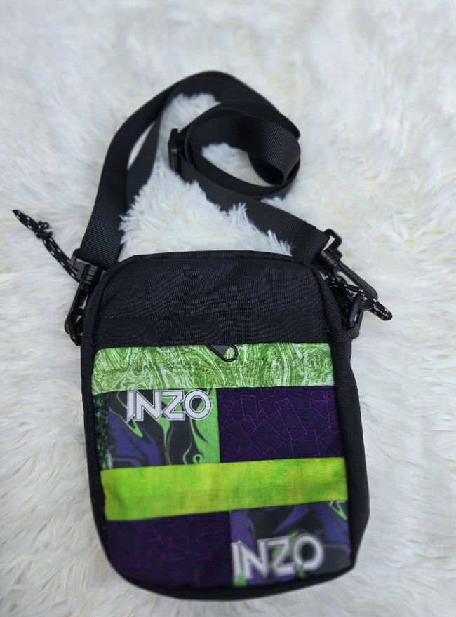 Inzo Patchwork Crossbody Bag .