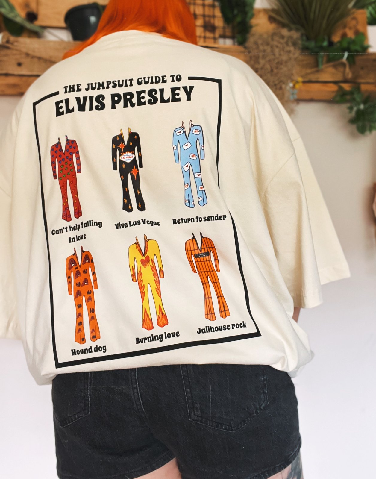 elvis jumpsuit t shirt