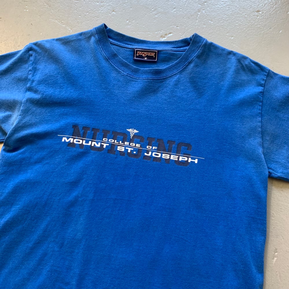 Image of Vintage Jansport college T-shirt size medium 