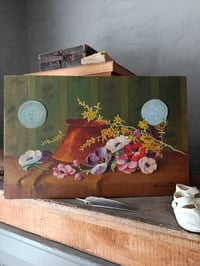 Image 7 of Peinture anémones et mimosa