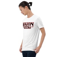 Image 4 of Wagon Geeks "Upside Down" Retro Tee