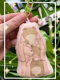 Image 1 of Toads in a Trench Coat Keychains