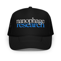 Image 1 of nanophage research - foam trucker hat