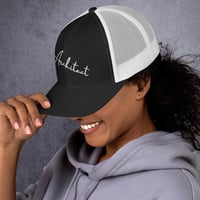 Image 13 of Architect Embroidered Retro Trucker Cap