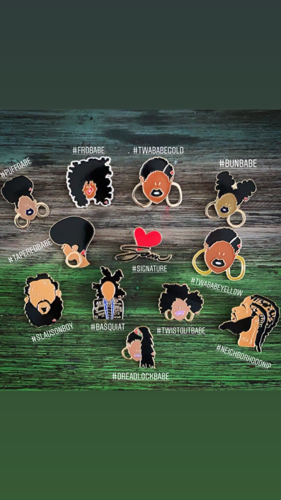Image of *NEW* FRO Babe Lapel Pins