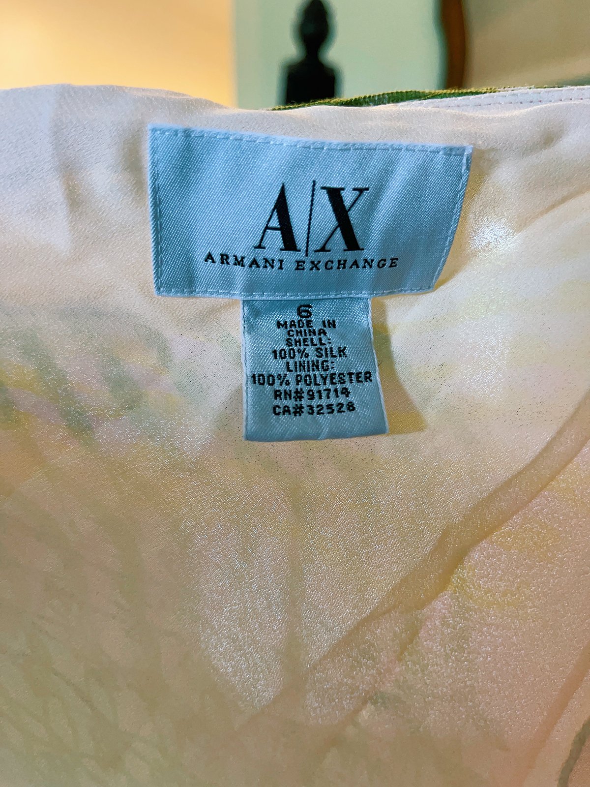 Armani Exchange Bias Cut Silk Slip Dress Y2K - 6 | BeachandBrit