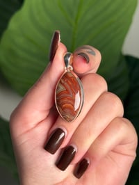 Image 1 of LAGUNA LACE AGATE PENDANT WITH CHAIN D (.925 SS)