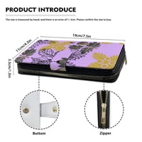 Image 3 of Women's Hawaiian Ulu in Pastel Print Flap Wallet