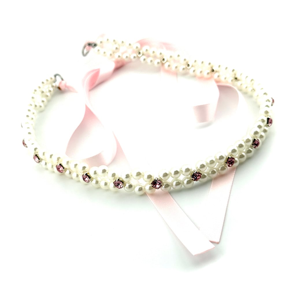 Image of Princess  Tiara Beaded Headband