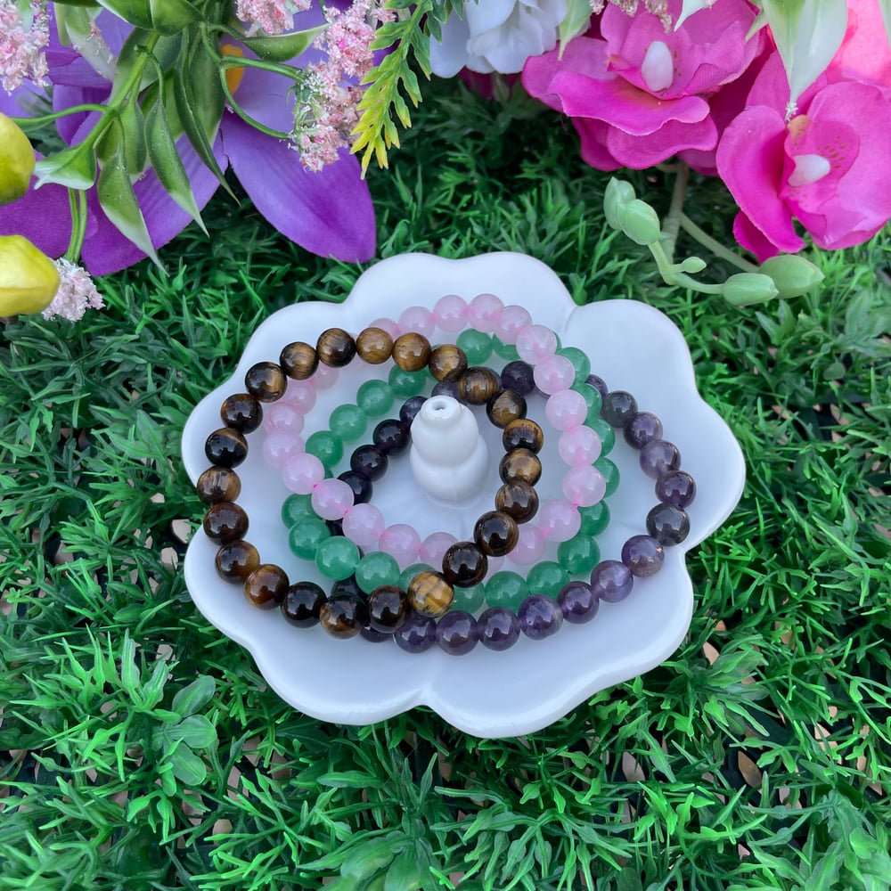 Natural crystal bracelets