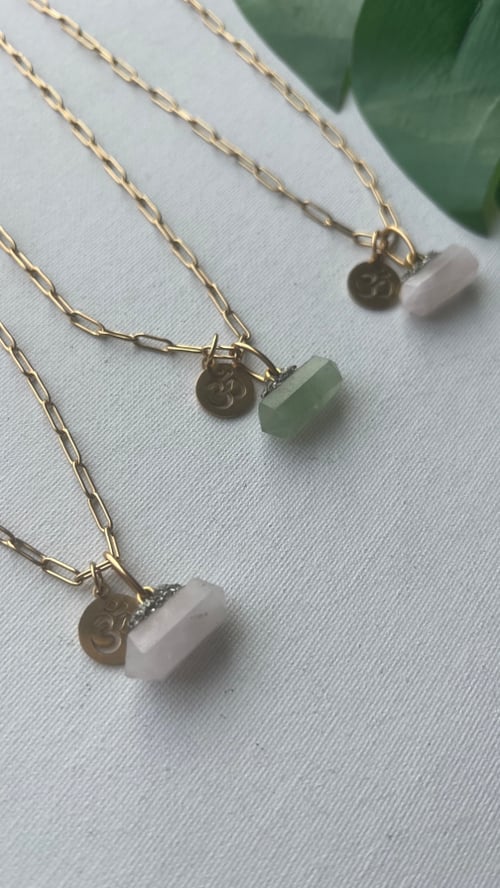 Image of SABRINA • Crystal Ohm Necklace