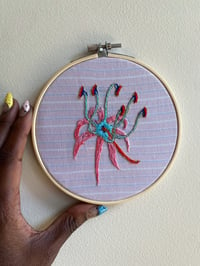 Image 1 of Original Hand Embroidery Art - Araceae No. 1