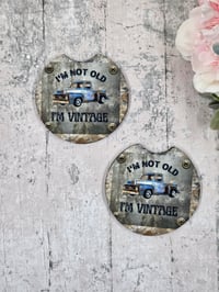Image 1 of Vintage Truck Car Coasters - 2 pack