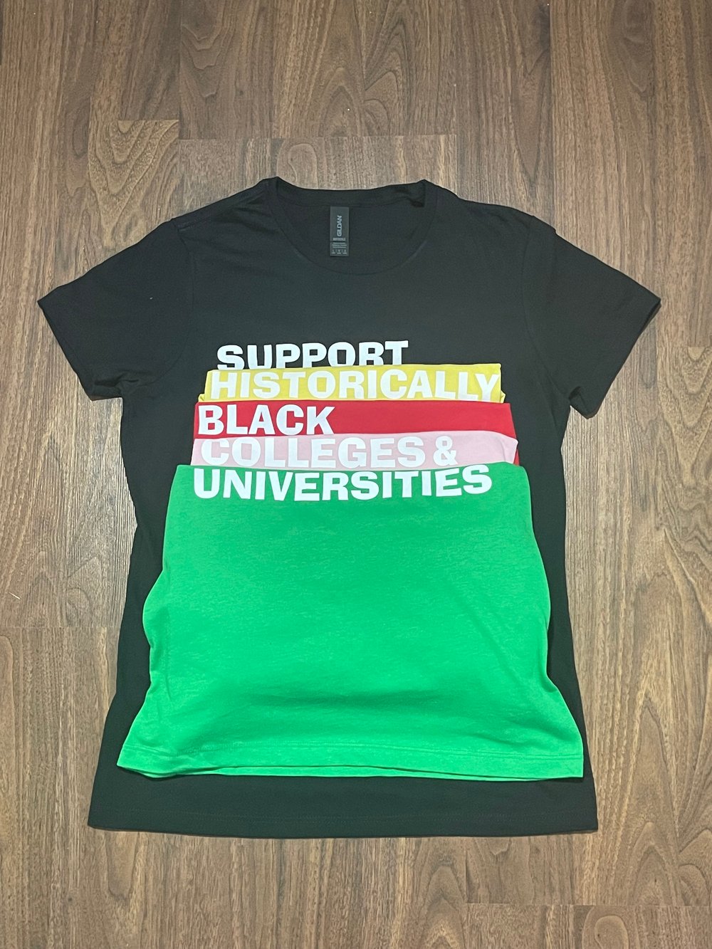 Support H.B.C.U.s Ladies Slim Fit T-Shirt