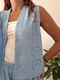 Image 1 of GILET SANGALLO SKY BLUE